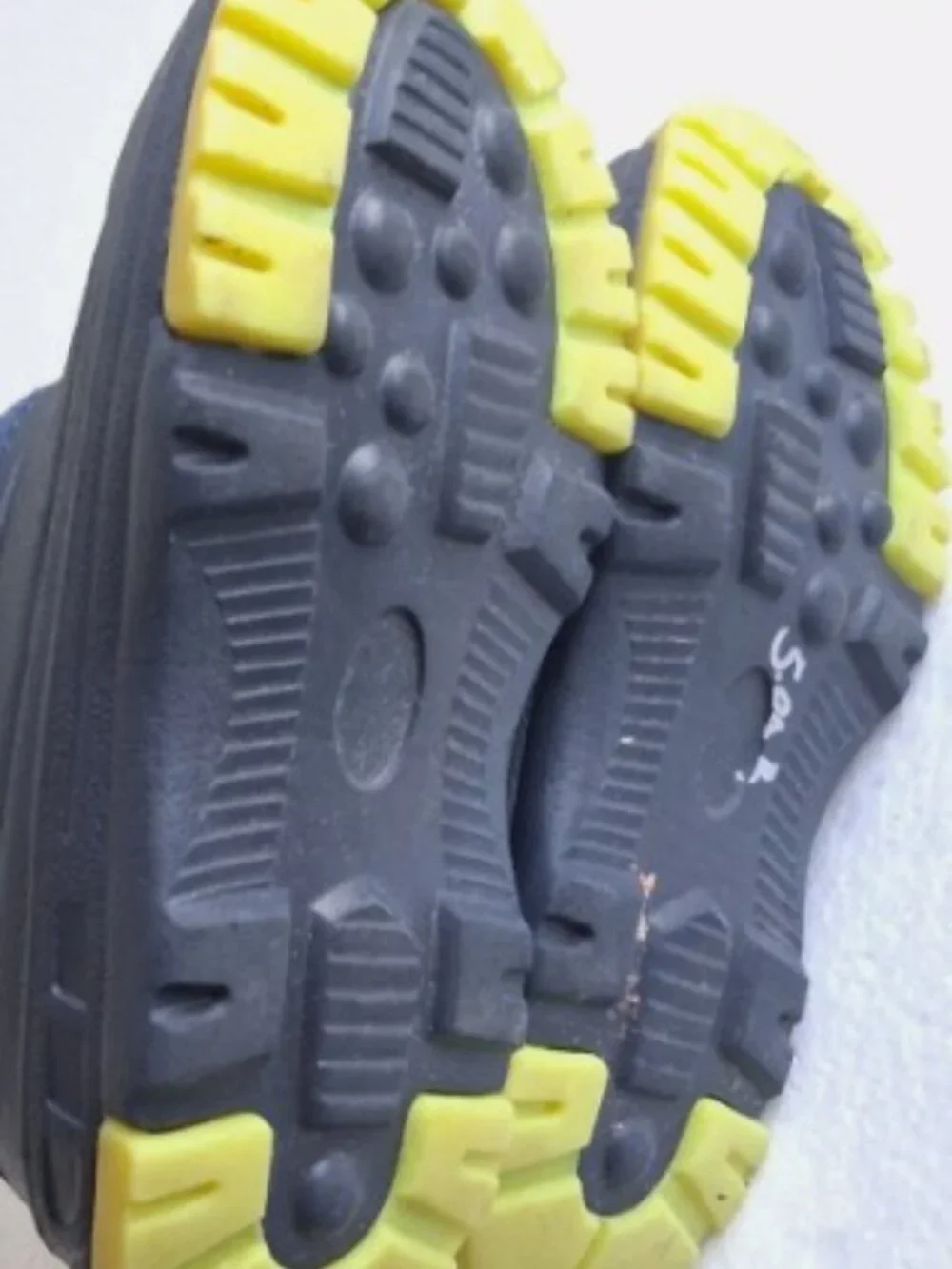 Skechers Kids' Boots in Dark Blue with Yellow Accents - Toddler Size 10